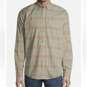 George Men's Classic Fit Casual Plaid Shirt 2XL (50-52)